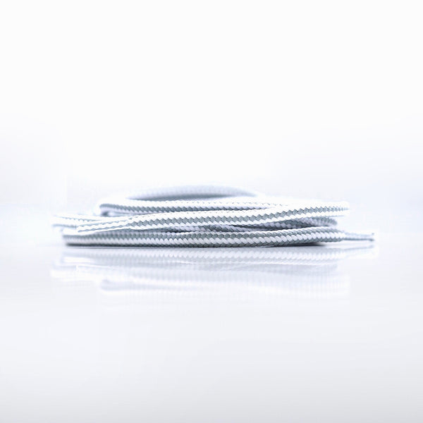 White/Gray Dual Tone 47" - Rope LacesEQT - No Agenda